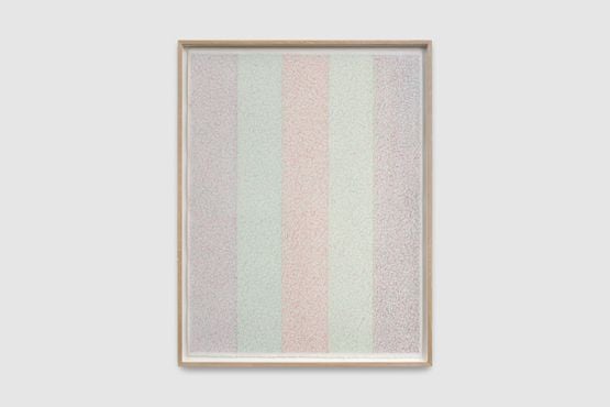 Untitled Stripe Drawing II by Tarka Kings contemporary artwork Works on Paper
