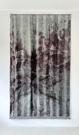 A Chronicle of the Conquest of Canada by Edith Dekyndt contemporary artwork textile