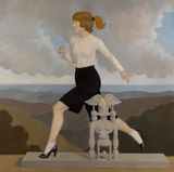 The Running Light by Von Wolfe contemporary artwork painting