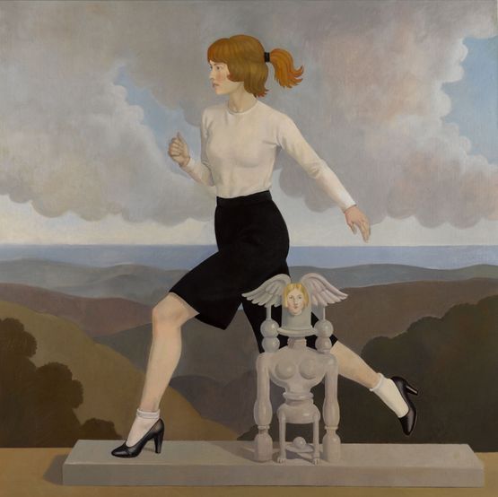 The Running Light by Von Wolfe contemporary artwork Painting