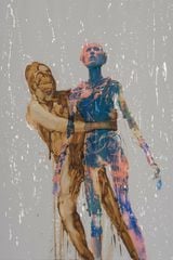 D.B.W.A.S.M. Material Transfer by Tala Madani contemporary artwork painting