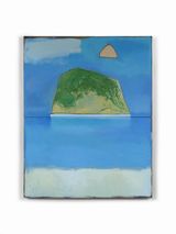 The Shape of an Island diptych by Richard Hearns contemporary artwork painting