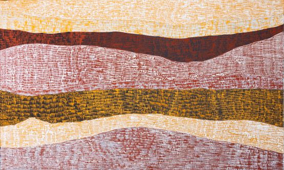 Ngiya Murrakupupuni by Michelle Pulatuwayu Woody Minnapinni contemporary artwork Painting