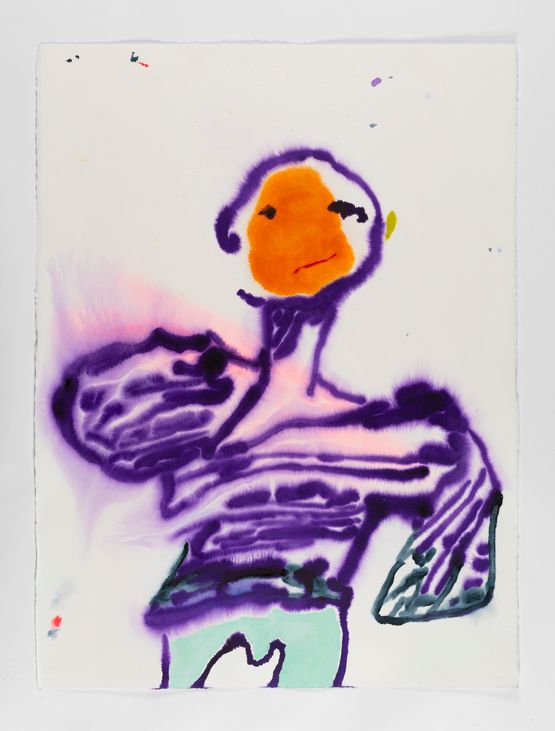 ready to dissolve fuzzy feeling by Tom Polo contemporary artwork Works on Paper