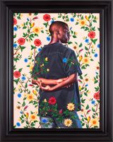 Portrait of Onaduja Debola III by Kehinde Wiley contemporary artwork painting