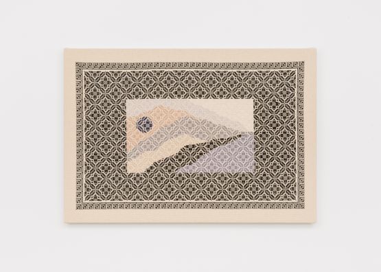 Hebron Gate by Jordan Nassar contemporary artwork Textile
