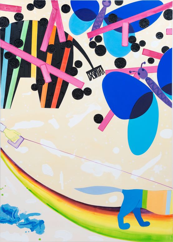 F-Park Caparol by Marcus Weber contemporary artwork Painting