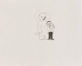 Getting Played by A Bear by Song Ta contemporary artwork works on paper drawing