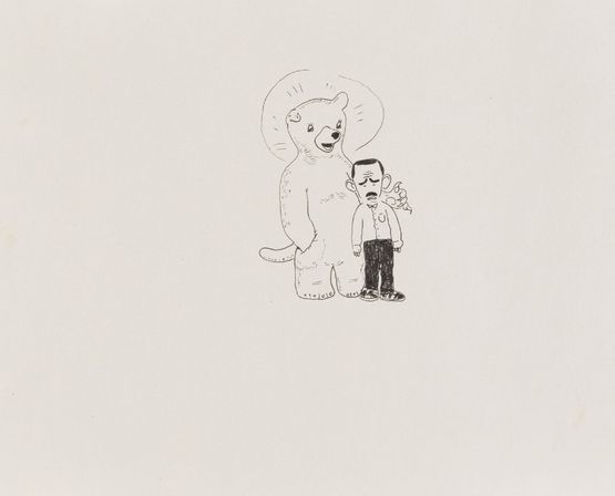 Getting Played by A Bear by Song Ta contemporary artwork Works on Paper