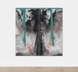 Untitled when the eye flickered by Harminder Judge contemporary artwork mixed media painting
