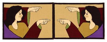 Carpets on the theme of Promised Paintings by Gulsun Karamustafa contemporary artwork textile