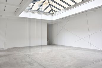Contemporary art exhibition Fred Sandback Le Fil dOccam at Galerie Marian Goodman Paris France