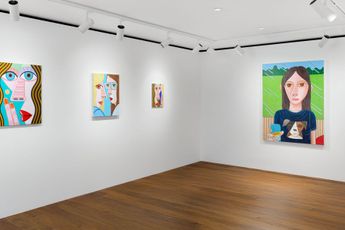 Contemporary art exhibition Brian Calvin Loitering at Almine Rech Gstaad Switzerland
