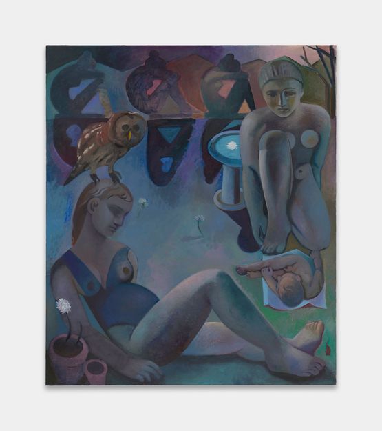 Moon Garden by Danielle Orchard contemporary artwork Painting