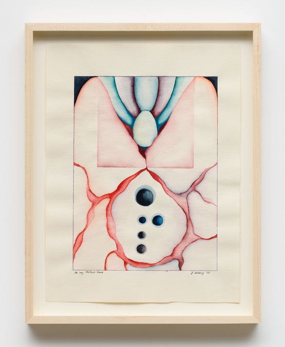 In My Mothers House by Faith Wilding contemporary artwork Works on Paper