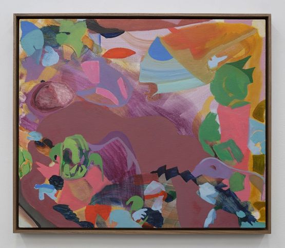 free of mess and message by Marley Freeman contemporary artwork Painting