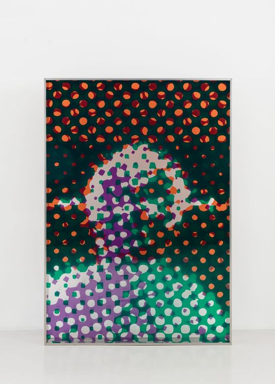 Portrait dHomme by Alain Jacquet contemporary artwork Painting
