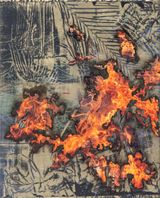 Untitled by Korakrit Arunanondchai contemporary artwork painting
