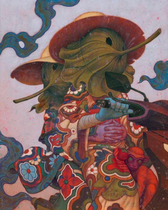 Lotus by James Jean contemporary artwork Painting