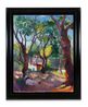 Jeanne pres du pigeonnier de la villa Demiere a Saint-Tropez by Henri Manguin contemporary artwork Painting