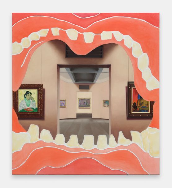 First Impression by Allison Katz contemporary artwork Painting