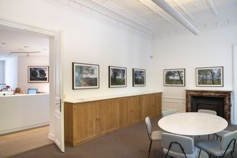 Contemporary art exhibition Boomoon Sainte-Victoire at Galerie Lelong 13 Rue de Teheran Paris France
