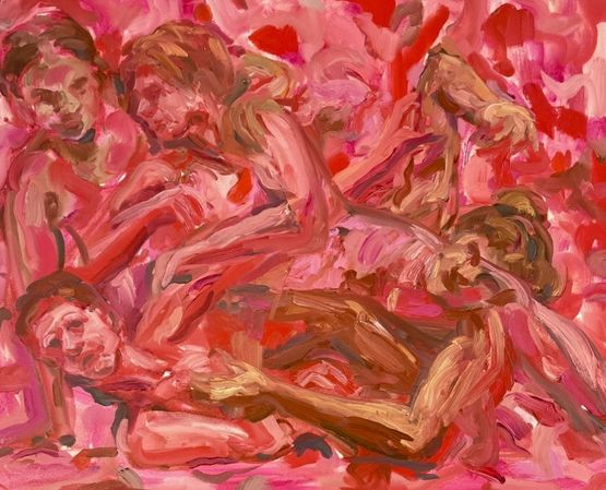 Flush by Alexia Smit contemporary artwork Painting