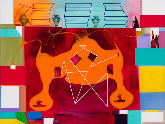 Good and bad design Dr Jekyll and Mr Hyde by Gareth Sansom contemporary artwork Painting