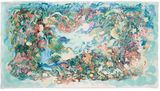 Water Edge by Tamaris Borrelly contemporary artwork painting works on paper