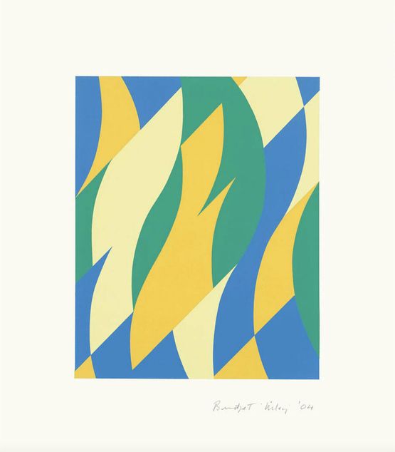 Fold by Bridget Riley contemporary artwork Works on Paper