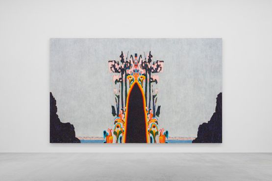Sentinels End by William Monk contemporary artwork Painting
