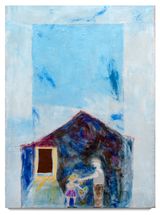 First Beer by Jenny Watson contemporary artwork painting