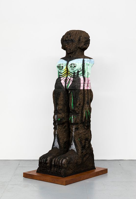 Third Voice by Huma Bhabha contemporary artwork Sculpture