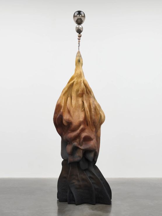 Softament The Guardian of Mineral Memory the accumulation of tiny repeated acts of faith that eventually create monuments. Change that comes from persistence that is not grand but is geological... by Marguerite Humeau contemporary artwork Sculpture