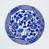 My Little Paris in Blue-and-White Series - Wine by Angel Hui contemporary artwork painting