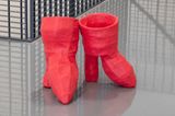 Boots by Tschabalala Self contemporary artwork mixed media