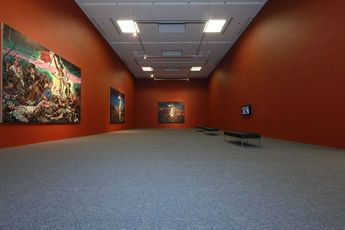 Contemporary art exhibition Zeng Fanzhi The Louvre Project at ShanghART Beijing China
