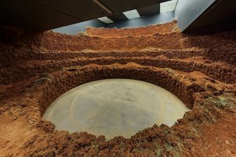 Contemporary art exhibition Delcy Morelos The Womb Space at Museo Universitario Arte Contemporaneo  MUAC Mexico City