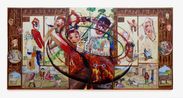 Spinola Hours_March April diptych by Jihyun Lee contemporary artwork Painting