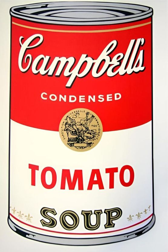 Soup Can Series 1 Tomato Soup by Andy Warhol contemporary artwork Photography