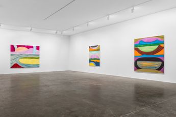 Contemporary art exhibition Marina Perez Simao 5 Paintings at Mendes Wood DM Sao Paulo Brazil