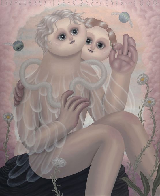 Radiance and Aroma by Diren Lee contemporary artwork Painting