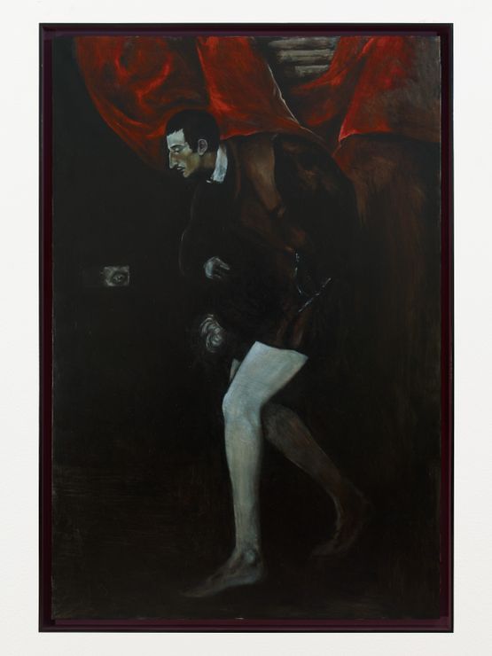 Exit imago by Giangiacomo Rossetti contemporary artwork Painting