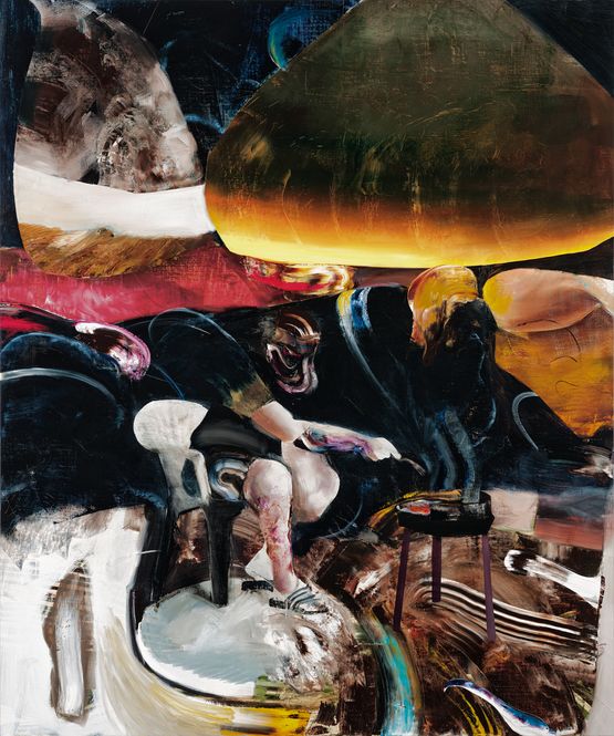 The Picnic 2 by Adrian Ghenie contemporary artwork Painting