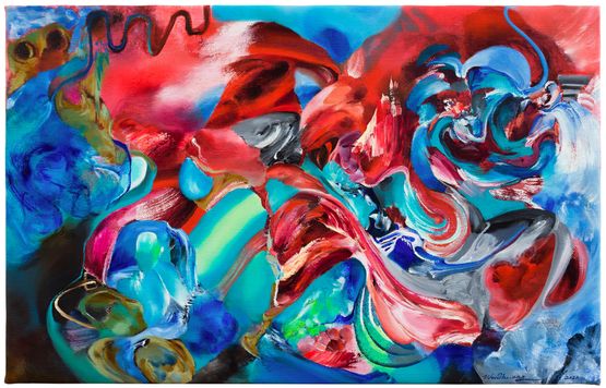 Veil of Mystery by Wu Shuang contemporary artwork Painting