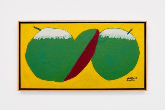 Os coco The Coconuts by Anisio O. Couto contemporary artwork Painting