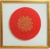 Red Circle by James Lee Byars contemporary artwork Works on Paper