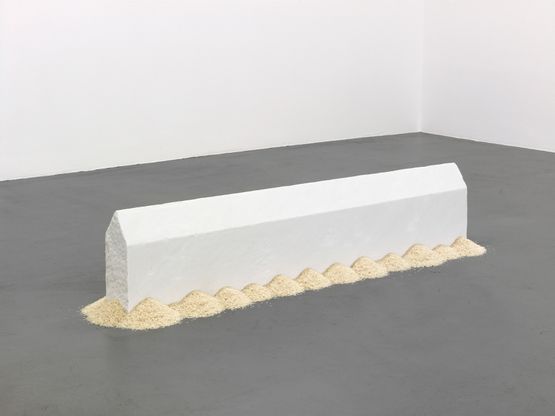 Reishaus Rice House by Wolfgang Laib contemporary artwork Sculpture