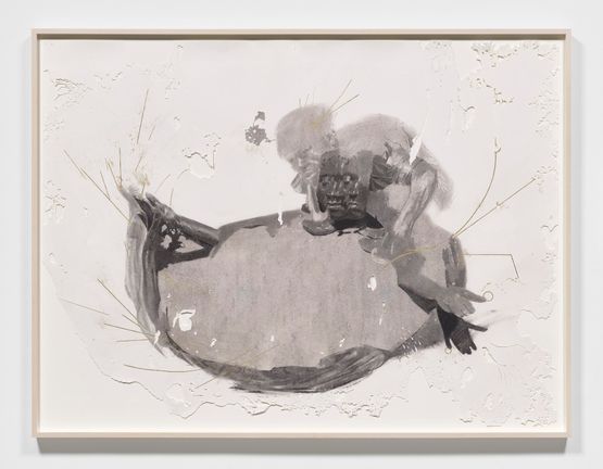 Agitation 1- An account of lingering effects of whats seemingly over and done with by Cosmo Whyte contemporary artwork Drawing