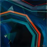 You cant get more humble than staring into the abyss of the universe. by Annamieke Engelbrecht contemporary artwork painting
